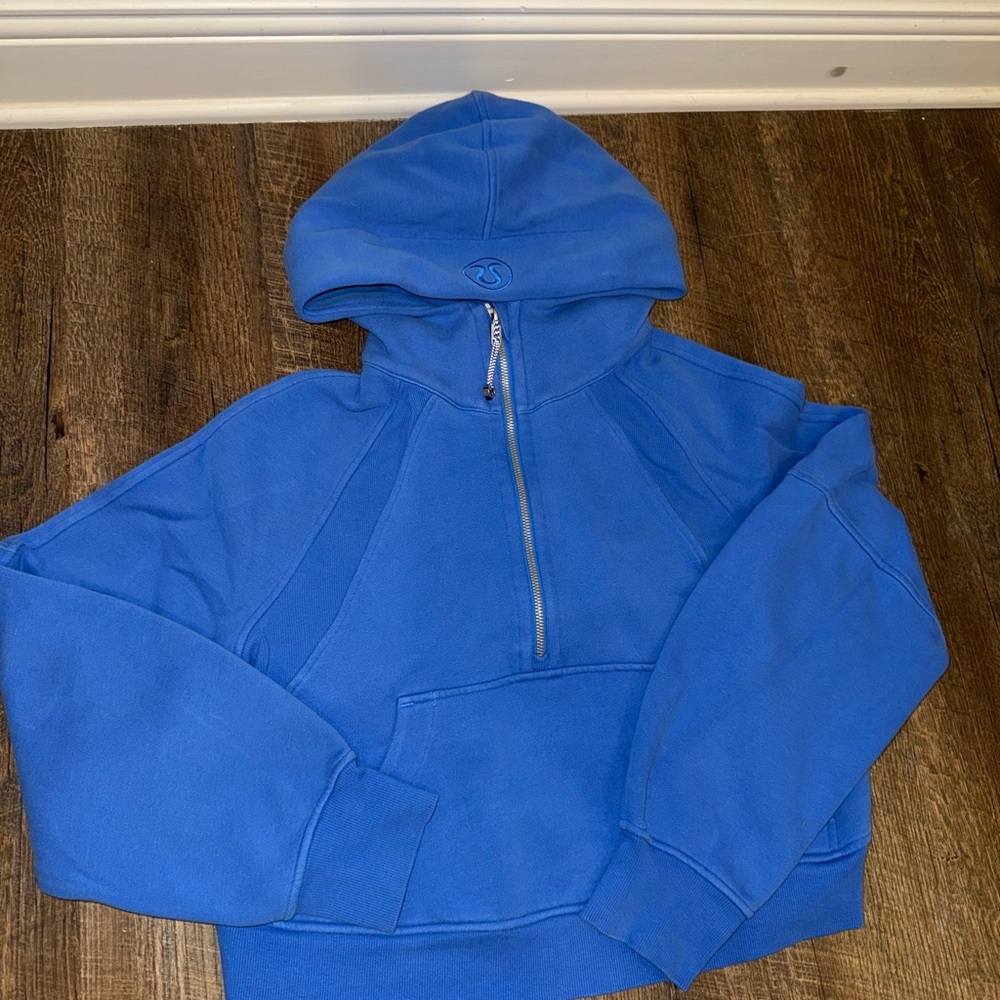 Lululemon Blue Half-Zip scuba